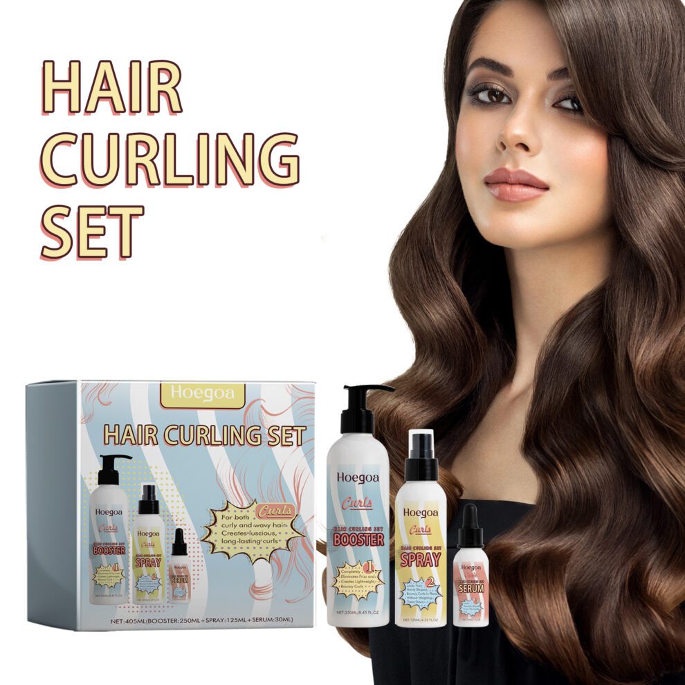 Hoegoa Curly Hair Care Set, Natural Ingredients for Glossy Curls Daily - Image 2