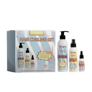 Hoegoa Curly Hair Care Set, Natural Ingredients for Glossy Curls Daily