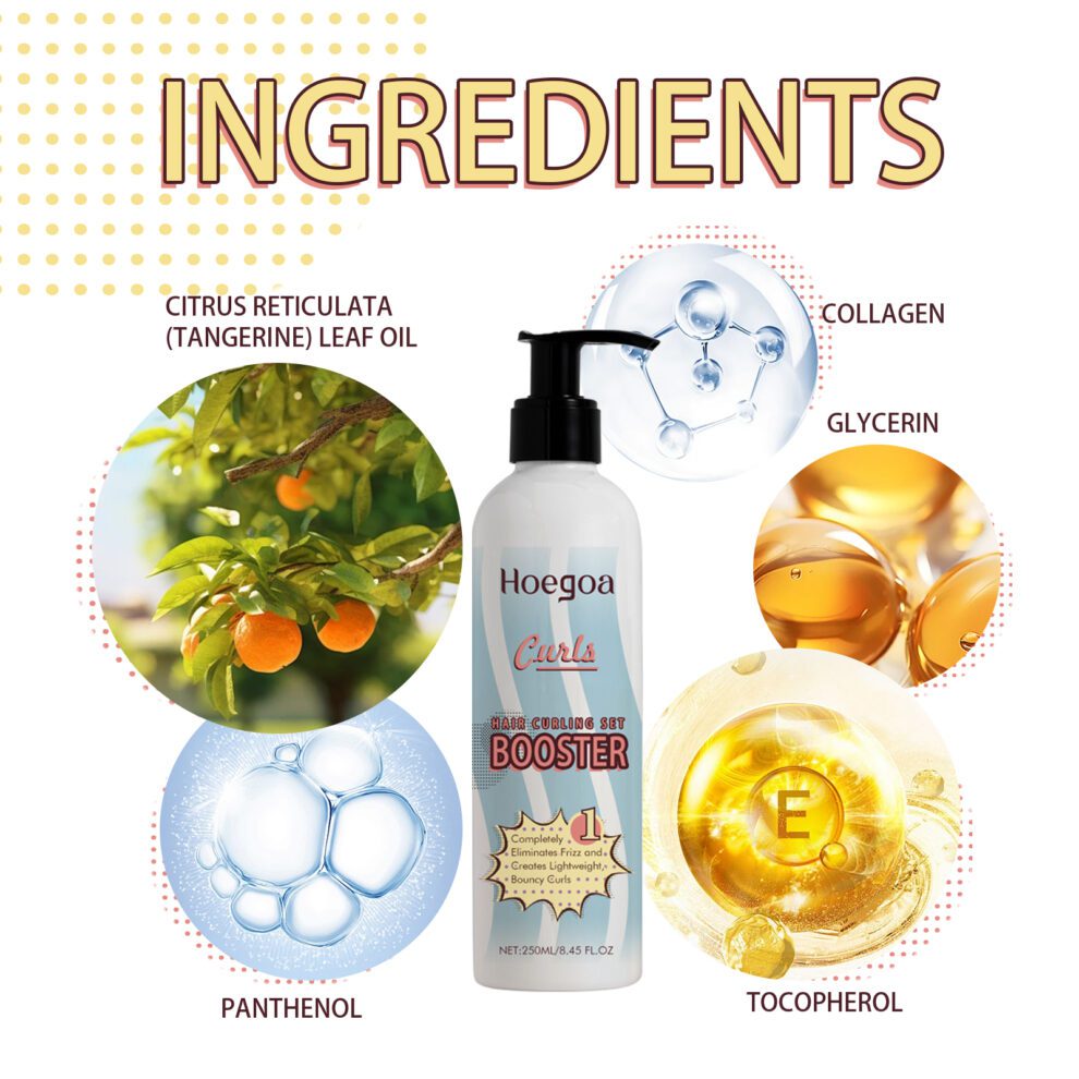 Hoegoa Curly Hair Care Set, Natural Ingredients for Glossy Curls Daily - Image 5