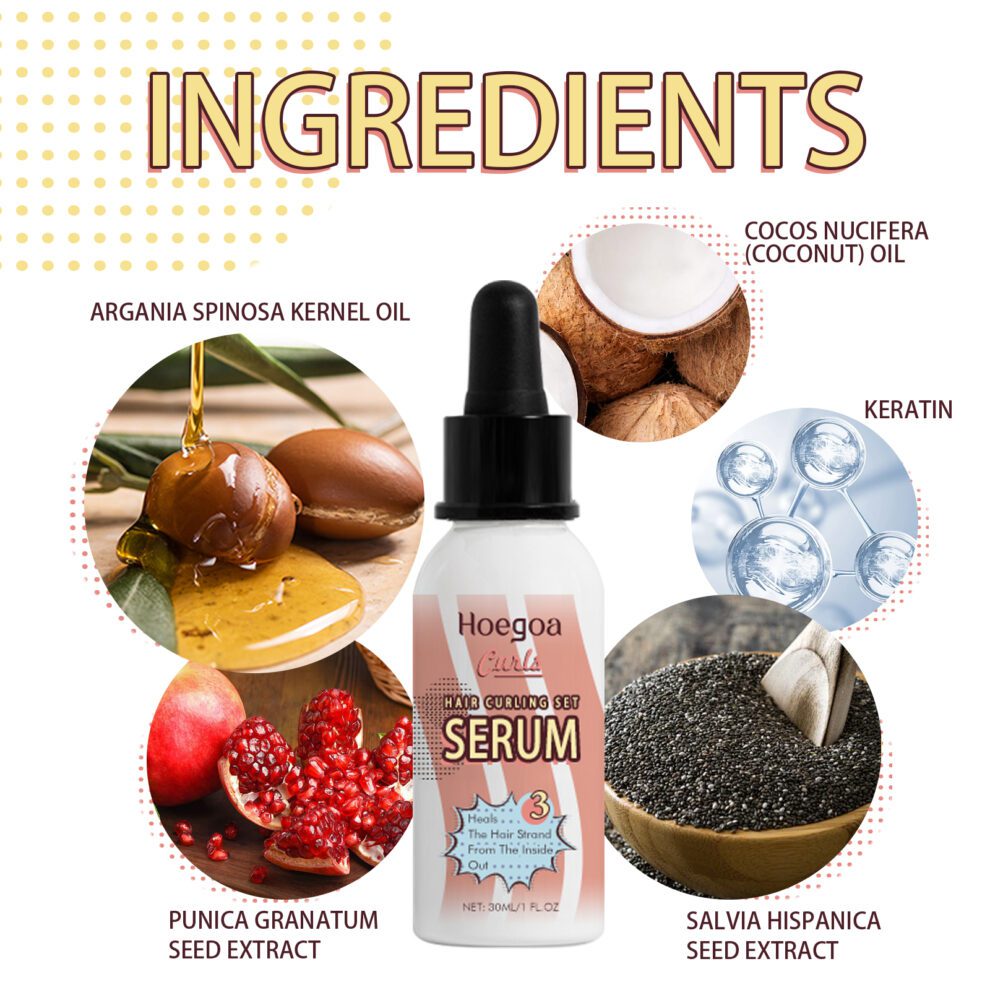 Hoegoa Curly Hair Care Set, Natural Ingredients for Glossy Curls Daily - Image 7