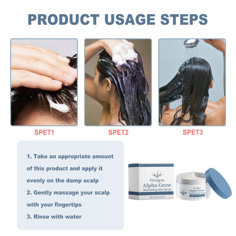 Hoegoa Natural Hair Scrub: Gentle Daily Nourish Care - Image 6