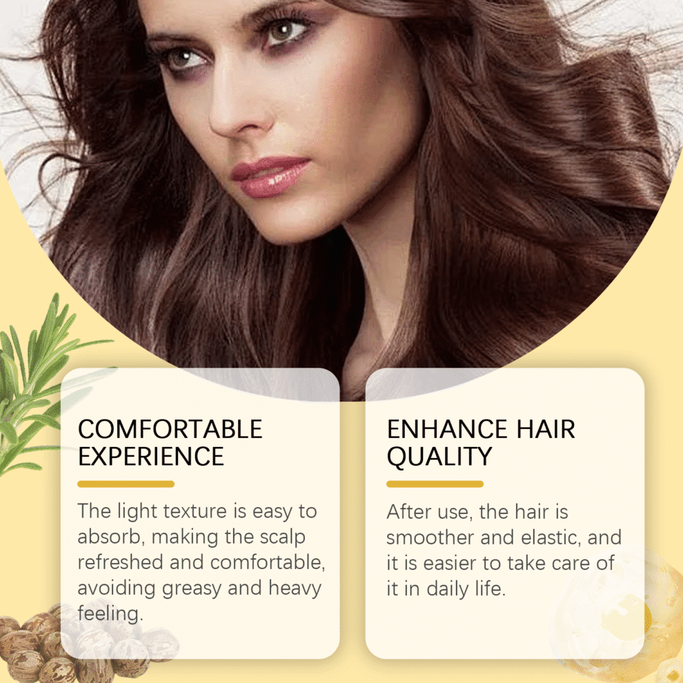 Hoegoa Rosemary Mint Hair Oil - Gentle Daily Care, Natural Shine - Image 4