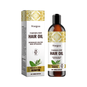 Hoegoa Rosemary Mint Hair Oil - Gentle Daily Care, Natural Shine