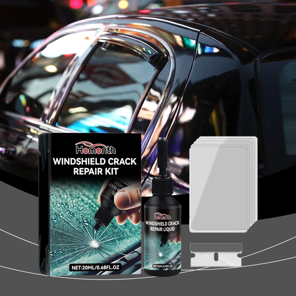 Homonth Car Glass Care Kit - Daily Care for Clear, Scratch-Free Vision - Image 2