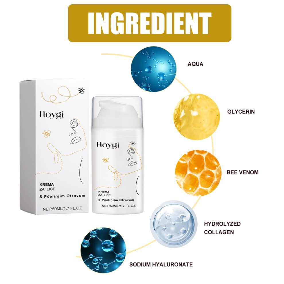 Hoygi Bee Venom Daily Cream - Glow & Smooth Skin - Image 5