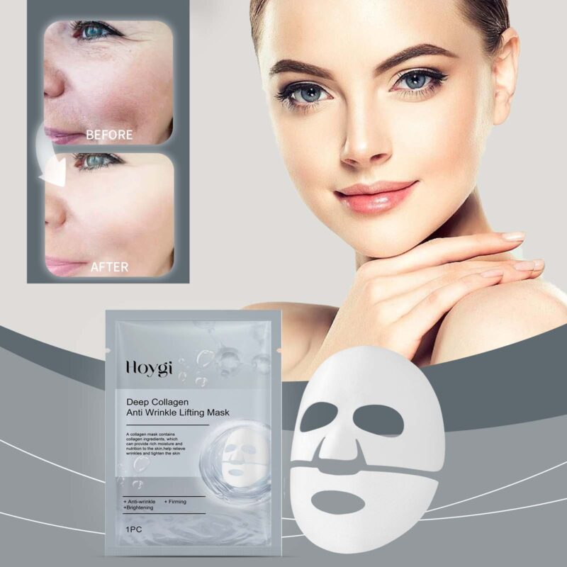 Hoygi Collagen Glow Mask - Daily Hydration, Smooth & Nourish Skin - Image 2