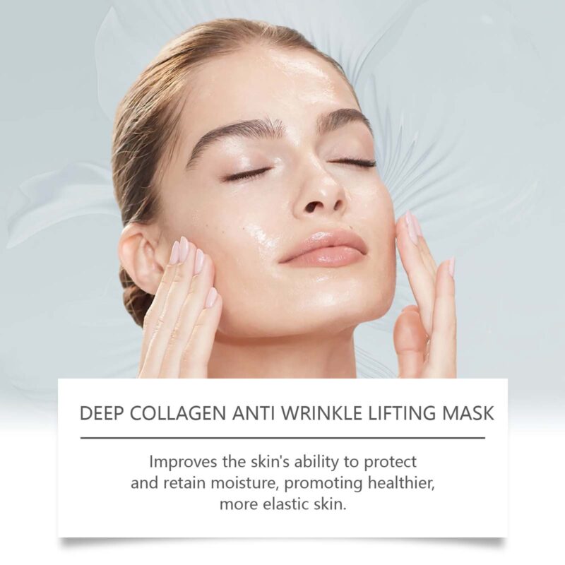 Hoygi Collagen Glow Mask - Daily Hydration, Smooth & Nourish Skin - Image 4