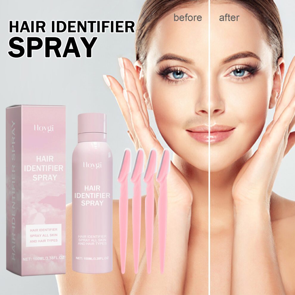 Hoygi Gentle Facial Hair Spray - Natural Cornstarch & Talc for Soft Skin - Image 2