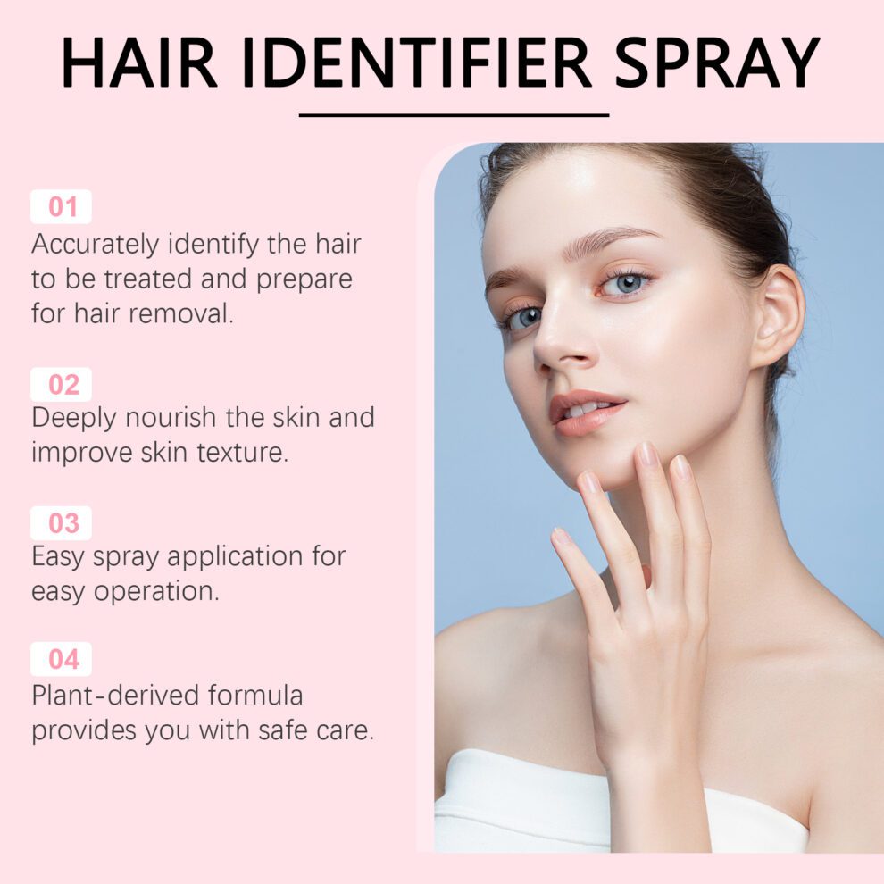 Hoygi Gentle Facial Hair Spray - Natural Cornstarch & Talc for Soft Skin - Image 4
