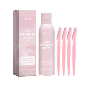Hoygi Gentle Facial Hair Spray - Natural Cornstarch & Talc for Soft Skin