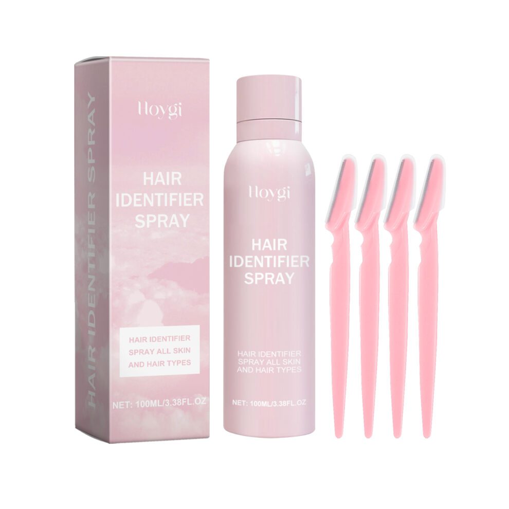 Hoygi Gentle Facial Hair Spray - Natural Cornstarch & Talc for Soft Skin