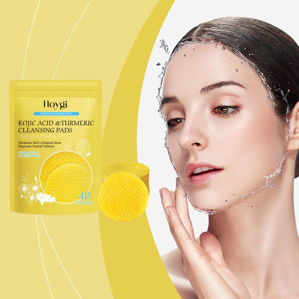 Hoygi Turmeric Cleansing Pads: Gentle Daily Care for Glowing Skin - Image 3