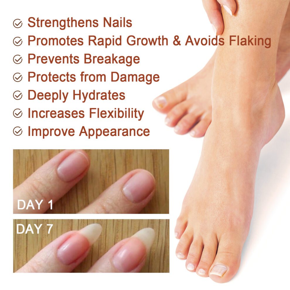 Jaysuing 7-Day Natural Nail Care Essence - Gentle Daily Hand & Foot Nourishment - Image 4