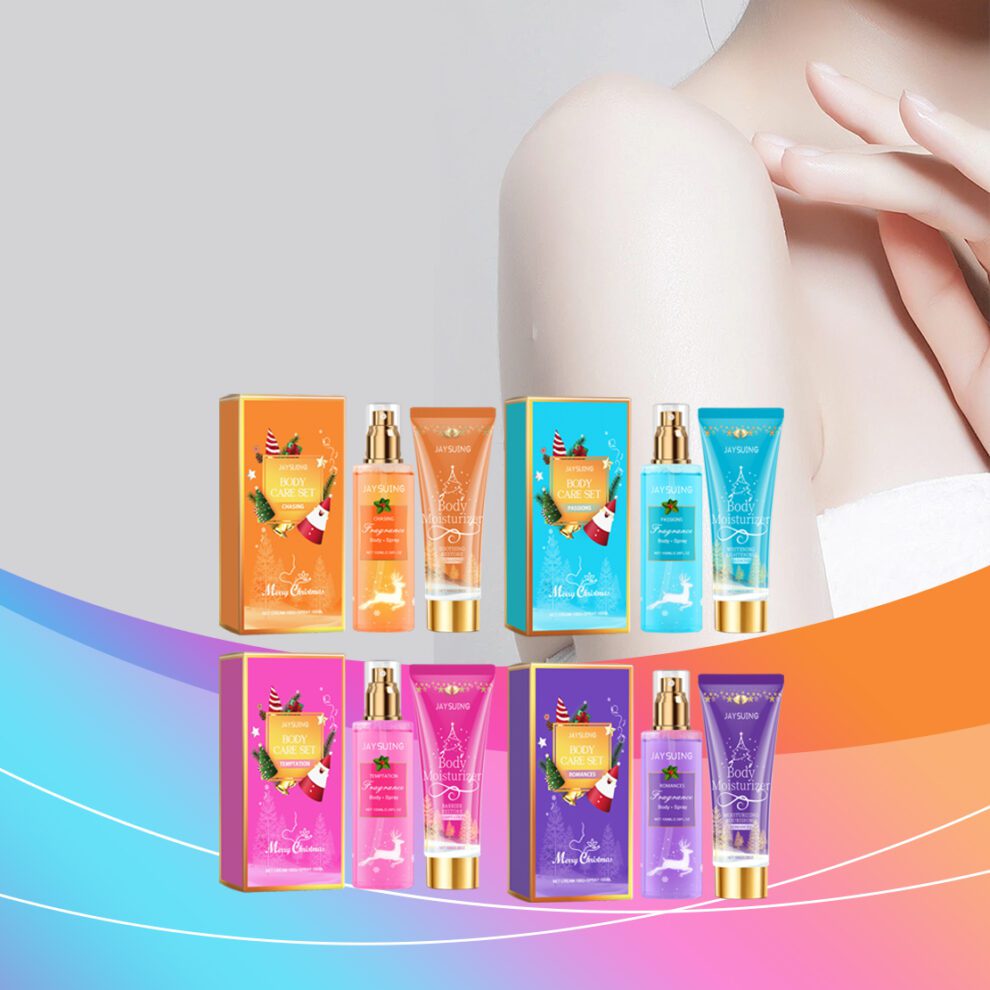 Jaysuing Christmas Cozy Body Care Set - Daily Scent Lotion & Spray - Image 2
