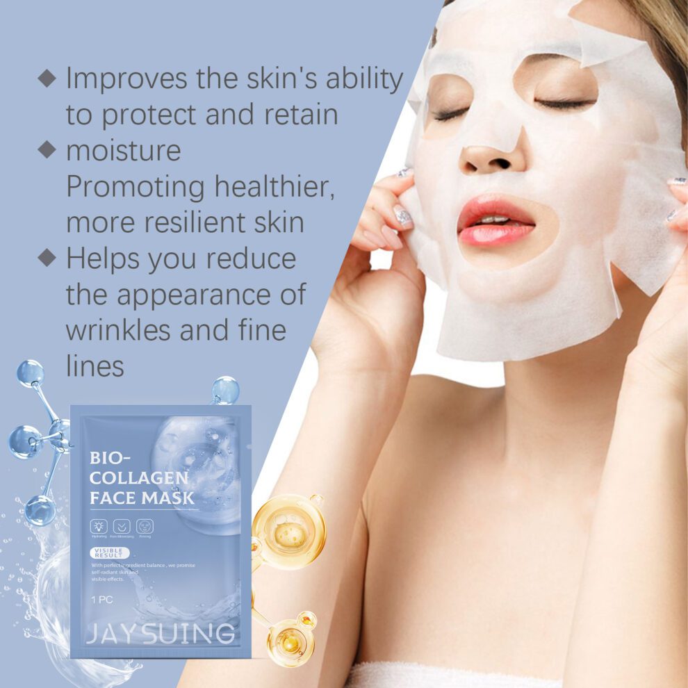 Jaysuing Collagen Hydrating Mask - Daily Glow, Natural Nourish - Image 3