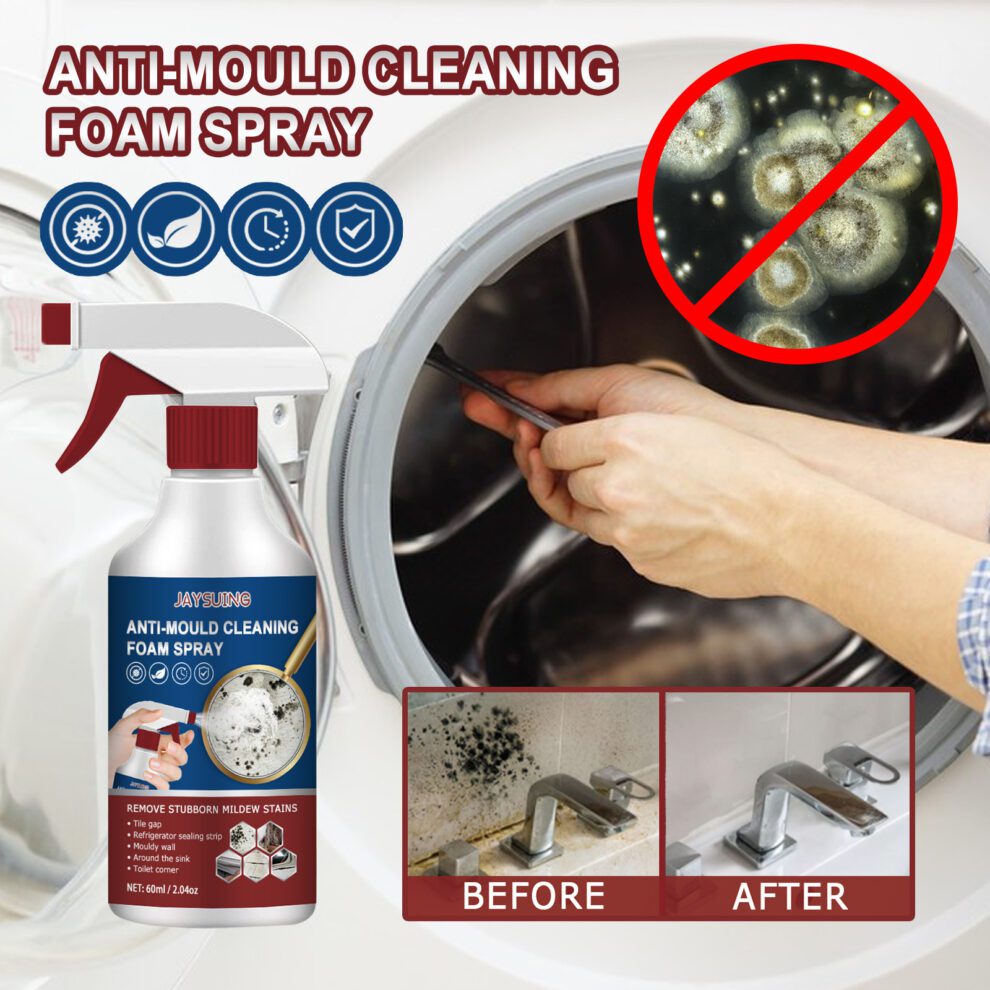 Jaysuing Daily Care Foam Cleaner – Fresh Bathroom & Tile Spray - Image 2