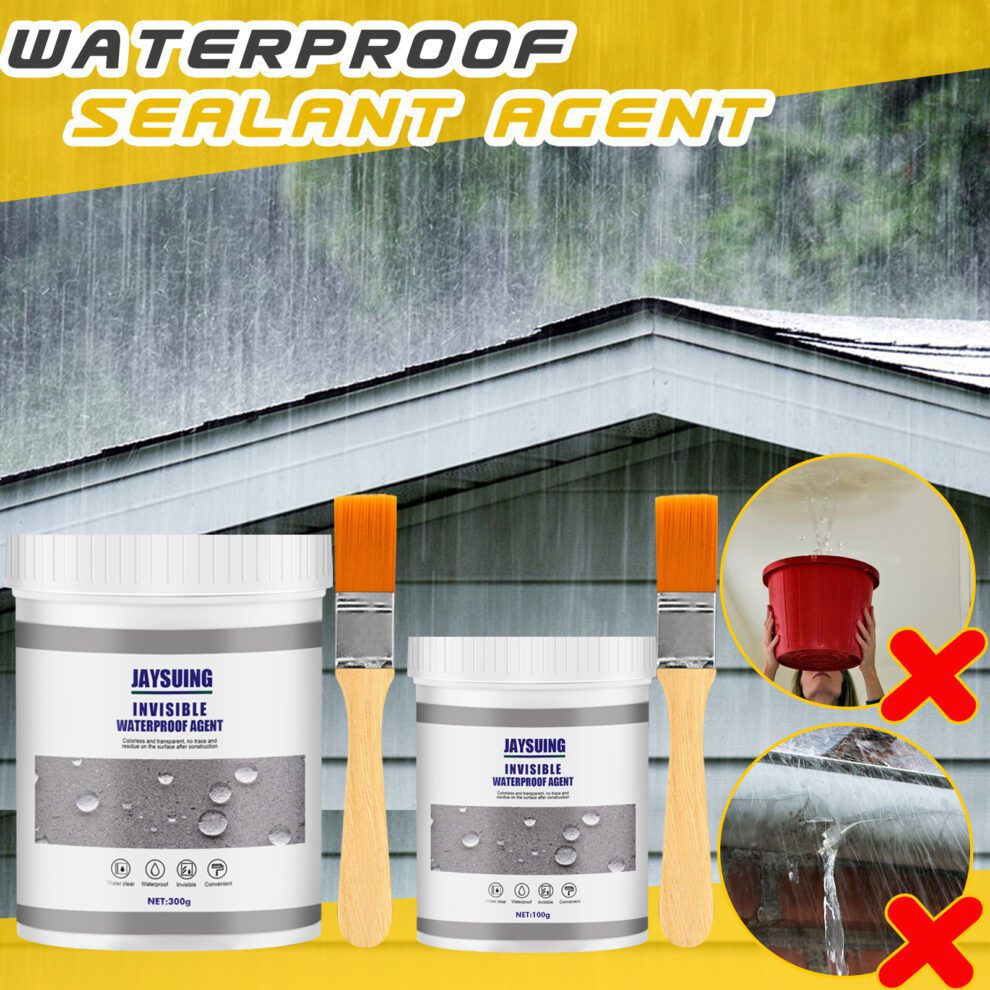 Jaysuing Daily Care Waterproof Sealant (300g with Brush) - Natural Fresh Walls - Image 3