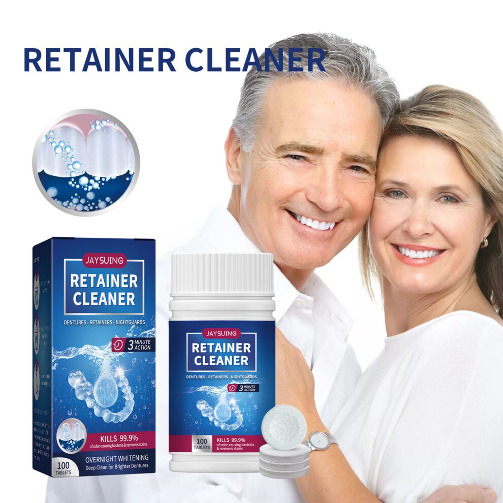 Jaysuing Daily Denture Cleaner: Fresh, Natural Care for Bright Smiles - Image 2