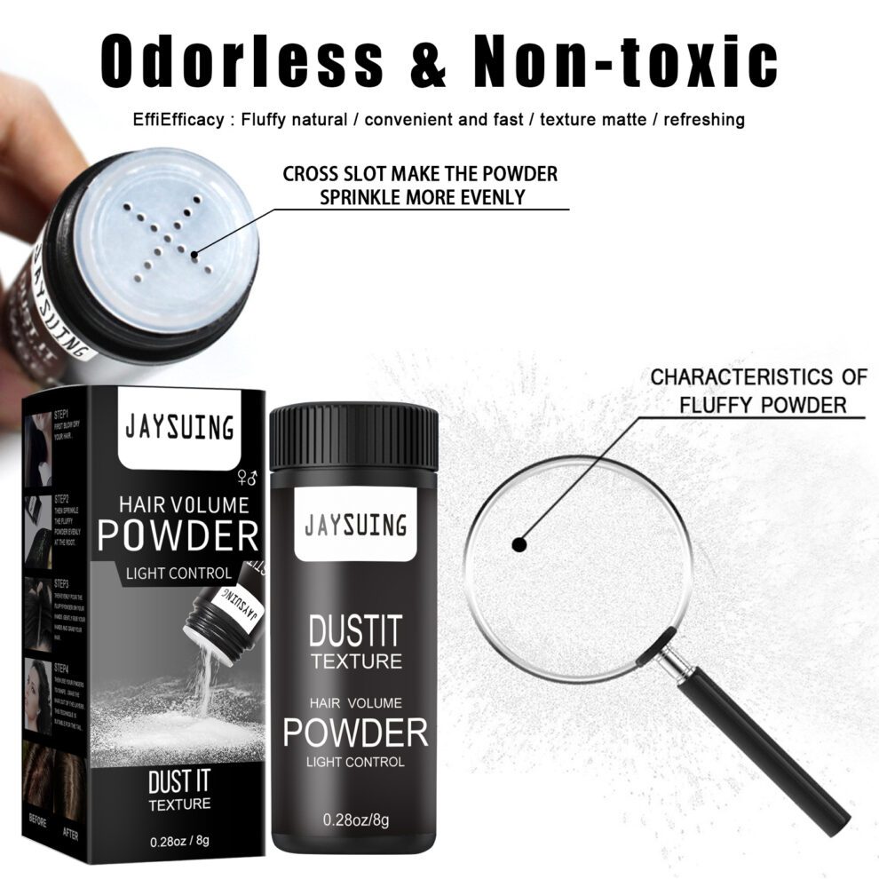 Jaysuing Fluffy Hair Powder - Natural Daily Care Refreshing - Image 3