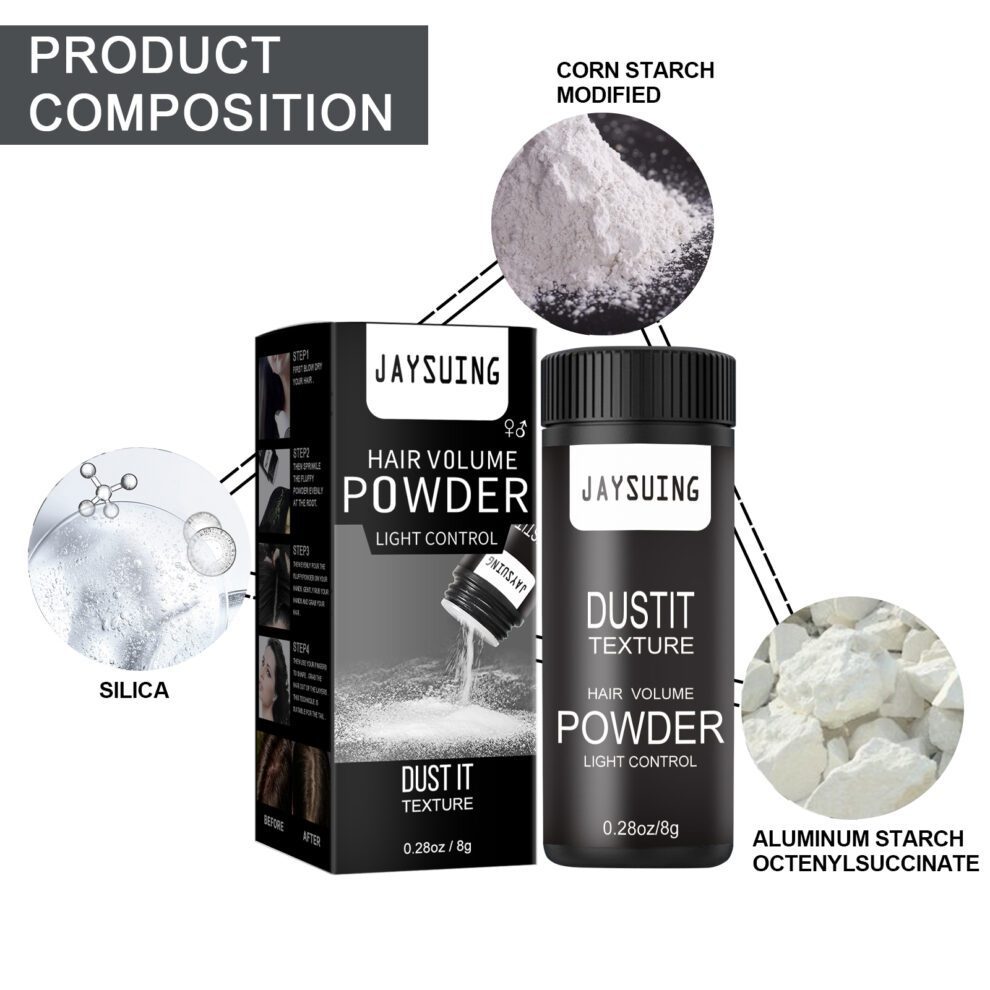 Jaysuing Fluffy Hair Powder - Natural Daily Care Refreshing - Image 5