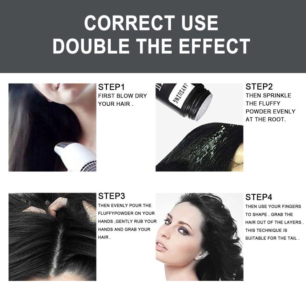 Jaysuing Fluffy Hair Powder - Natural Daily Care Refreshing - Image 6