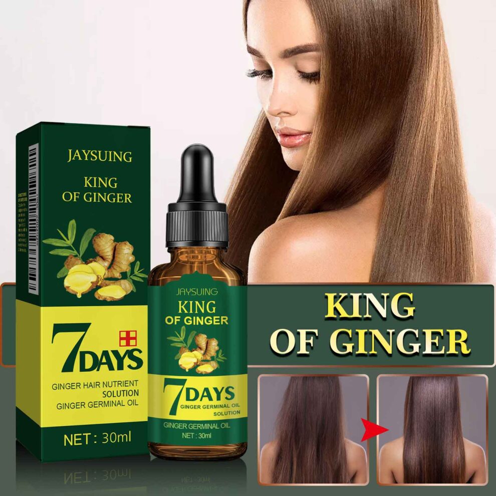Jaysuing Ginger Hair Oil: Gentle Daily Care for Silky, Shiny Tresses - Image 2