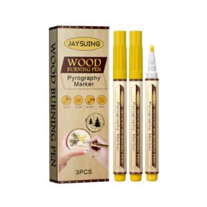 Jaysuing Handmade Wood Burning Pen - Diy Art Tool for Coasters & Crafts