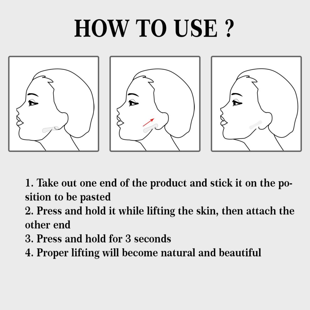 Jaysuing Invisible Face Lift Patches - Daily Care for Youthful Glow - Image 5