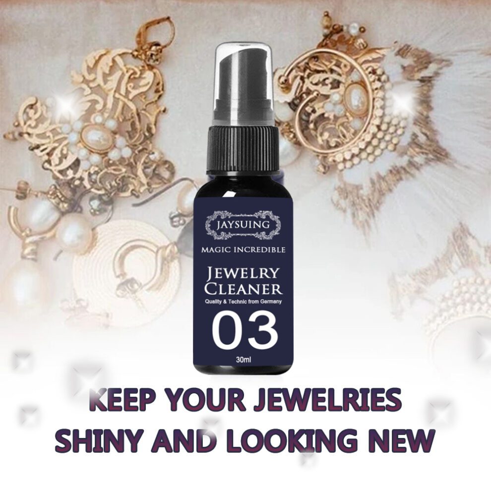 Jaysuing Jewelry Cleaner (30ml) Daily Natural Care for Gold/Diamond Shine - Image 2