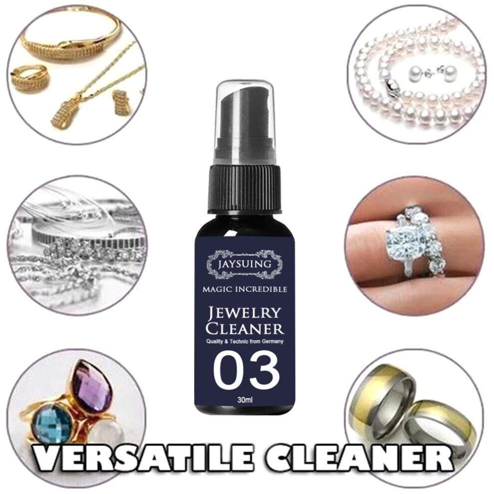 Jaysuing Jewelry Cleaner (30ml) Daily Natural Care for Gold/Diamond Shine - Image 3