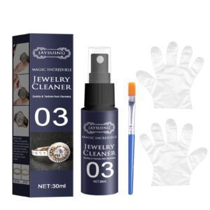 Jaysuing Jewelry Cleaner (30ml) Daily Natural Care for Gold/Diamond Shine