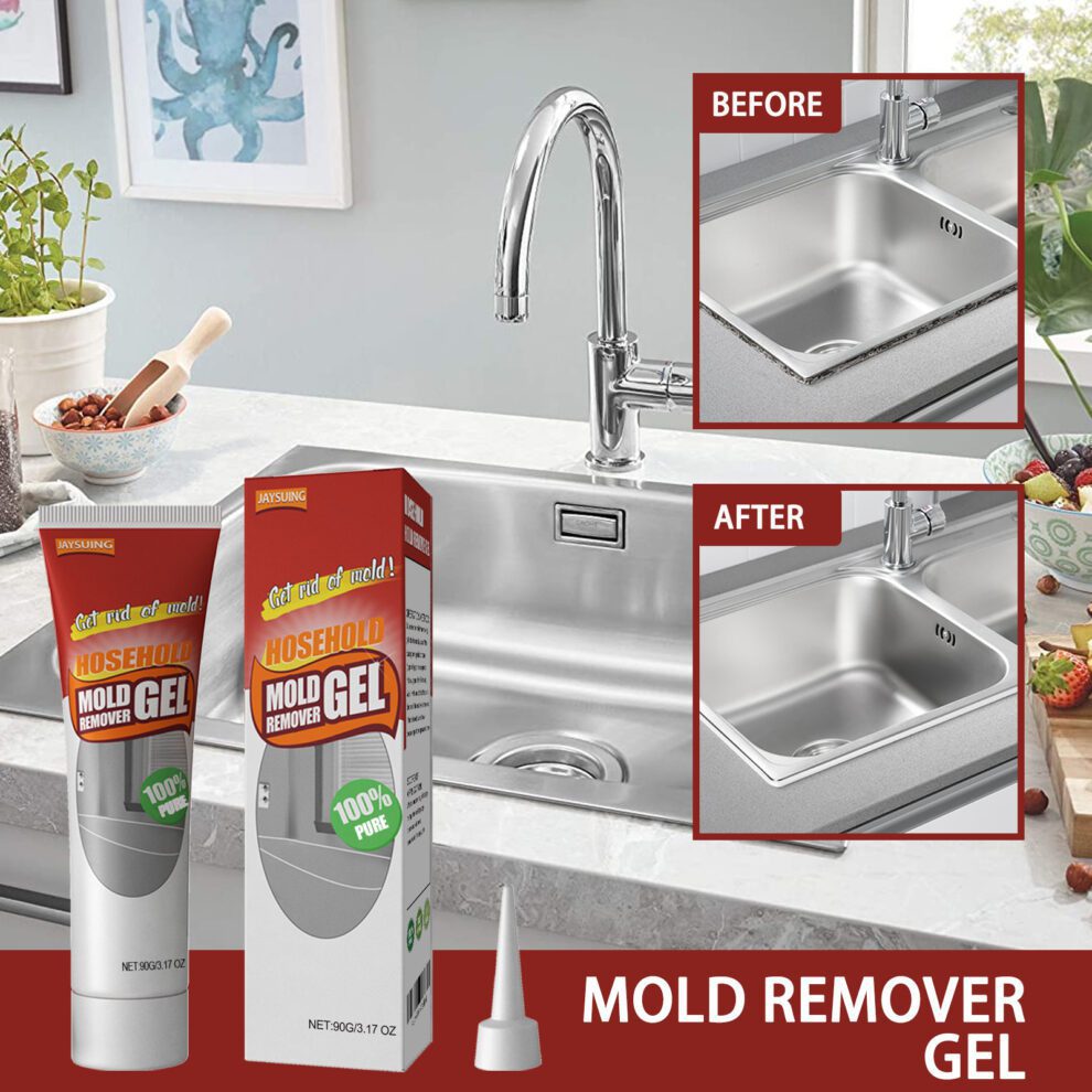 Jaysuing Natural Care Gel (90g) Fresh Bathroom Kitchen Mold Remover - Image 4