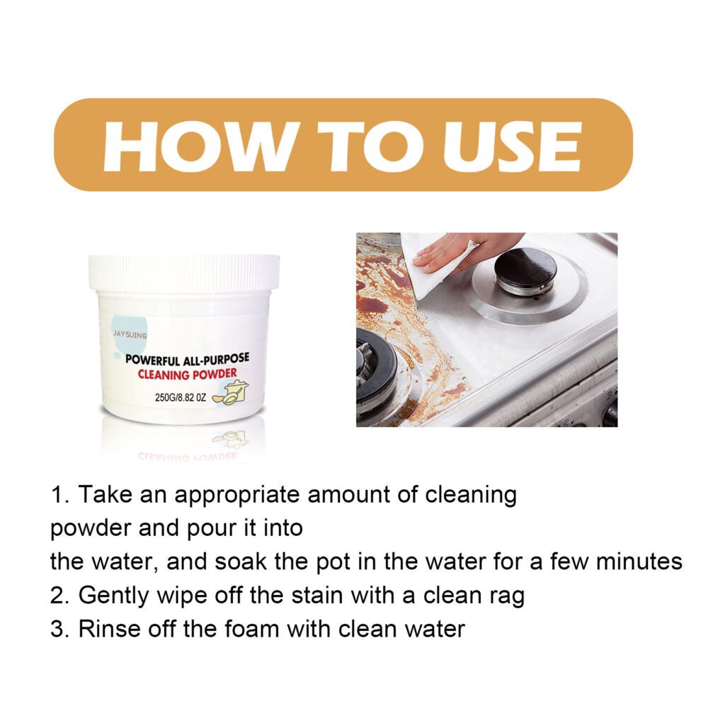 Jaysuing Natural Cleaning Powder - Gentle Daily Care for Kitchens & More - Image 6