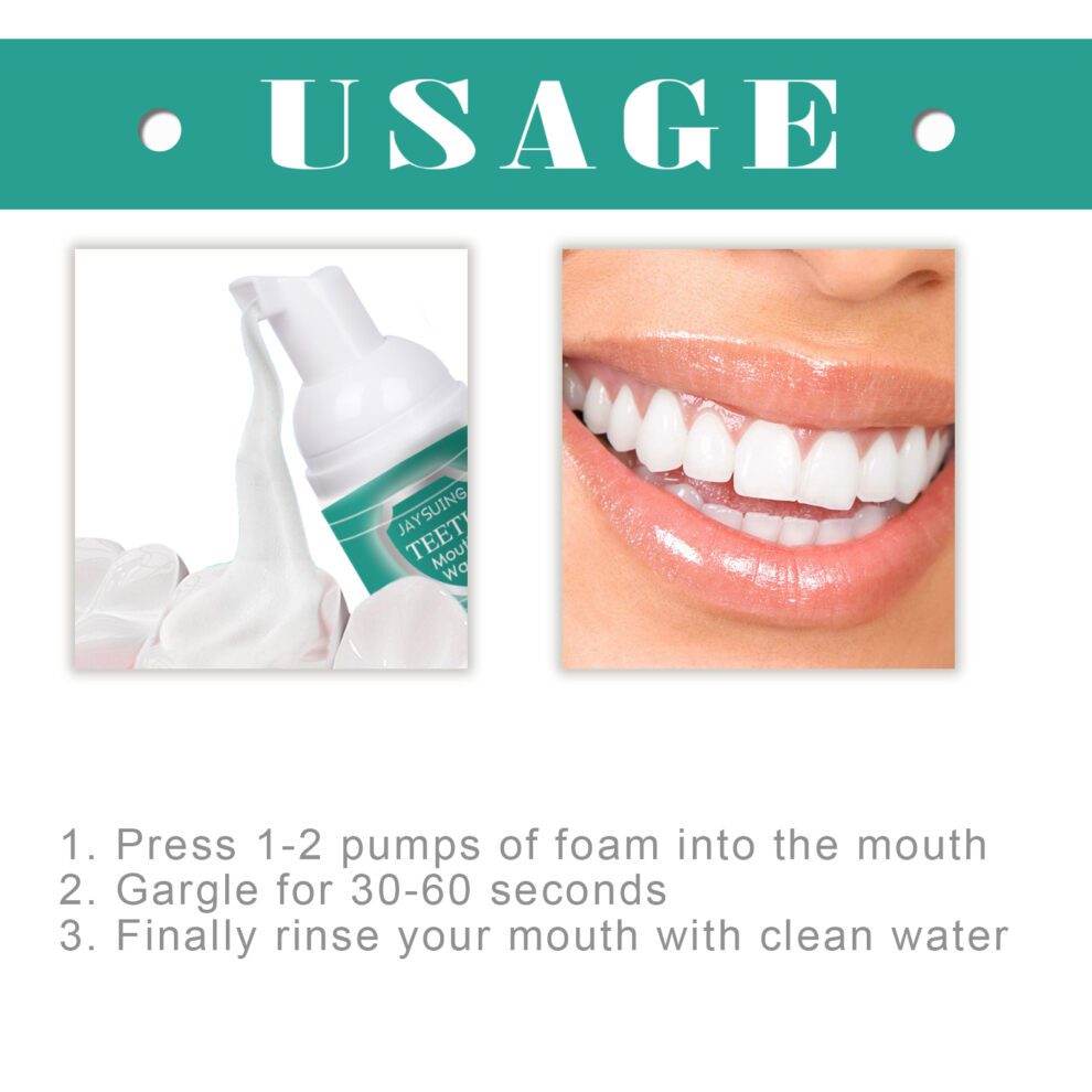 Jaysuing Natural Foaming Teeth Mousse: Gentle Daily Care for Fresh Breath - Image 6