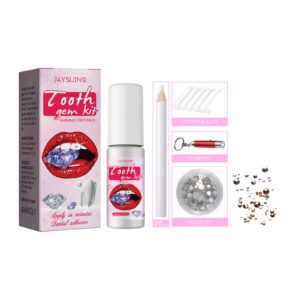 Jaysuing Tooth Gem Kit - Shimmering Natural Care, Easy Install Daily Sparkle