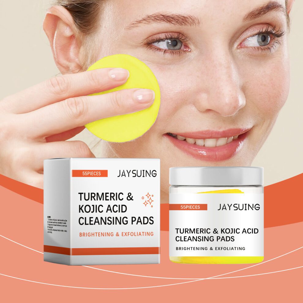 Jaysuing Turmeric Cleanser Pads - Gentle Daily Care for Radiant Skin - Image 2