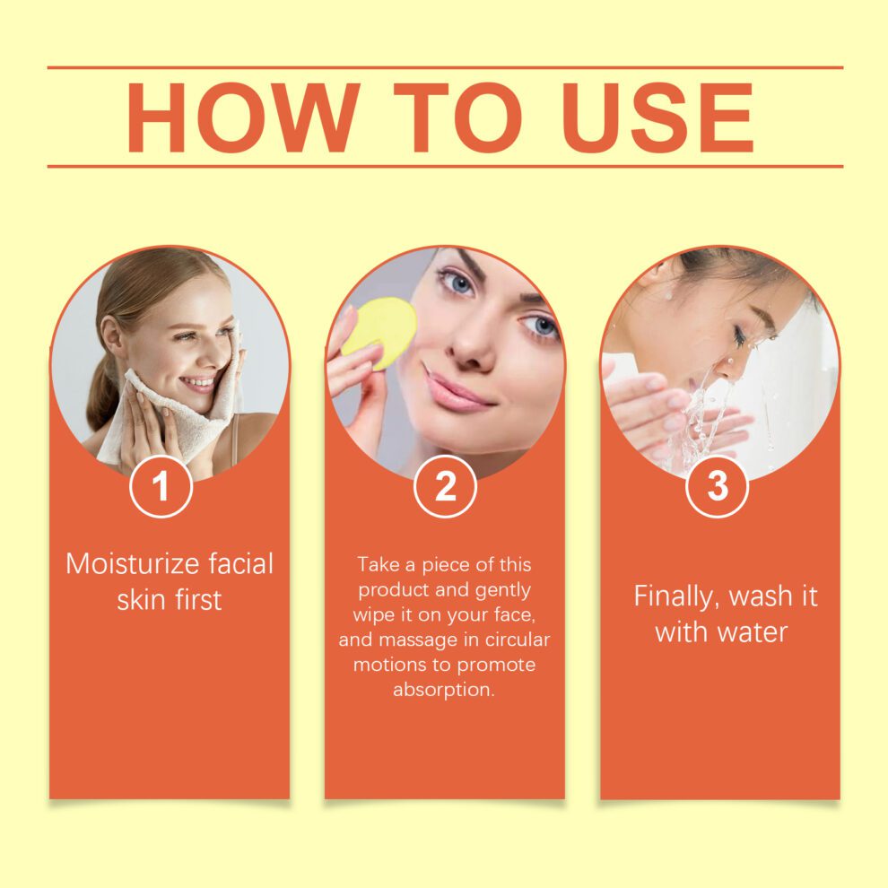 Jaysuing Turmeric Cleanser Pads - Gentle Daily Care for Radiant Skin - Image 6