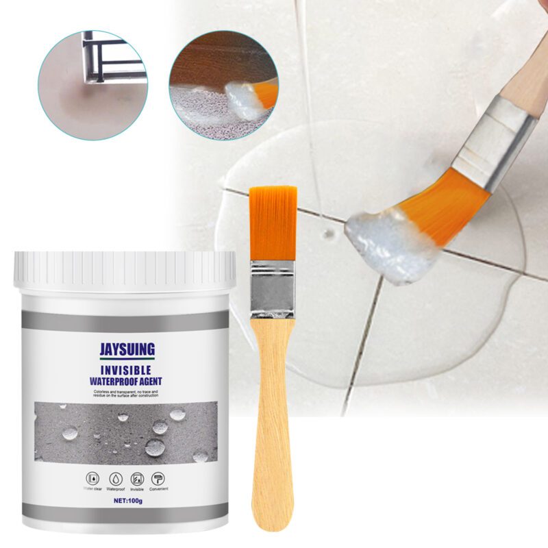 Jaysuing Waterproof Sealant (30g with Brush) - Daily Care for Bathroom & Kitchen, Easy Apply - Image 2