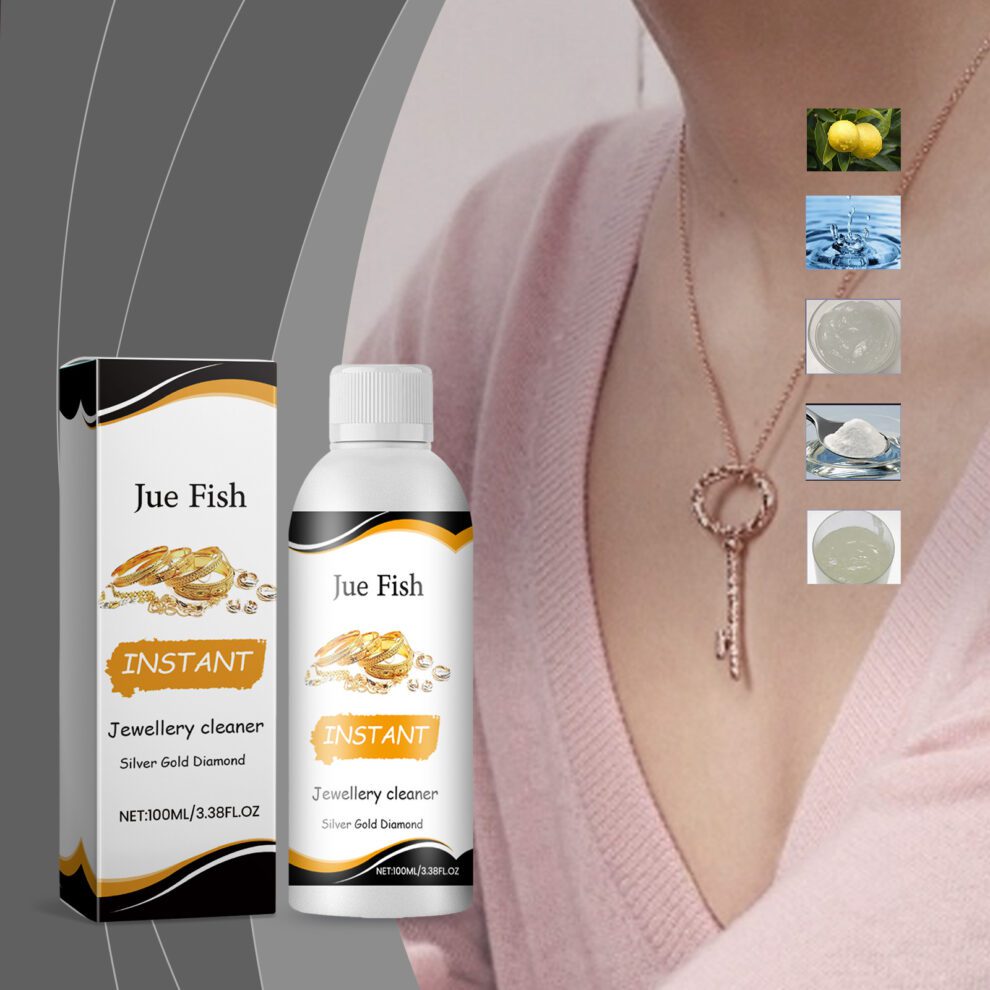 Jue-Fish Jewelry Cleaner with Natural Ingredients, Daily Shine Care - Image 2