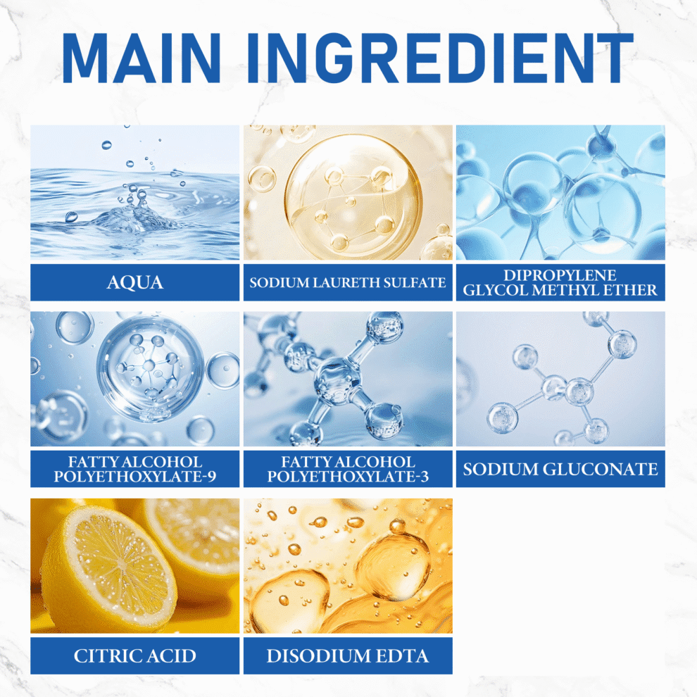 Jue-Fish Lemon Foam Cleaner - Gentle Daily Kitchen Care - Image 5