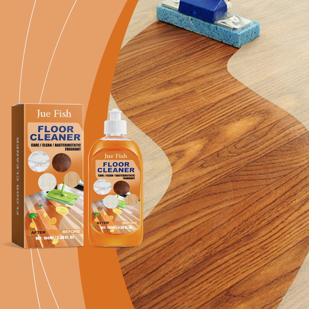 Jue-Fish Natural Floor Cleaner - Daily Care Polish for Wood & Tile - Image 2