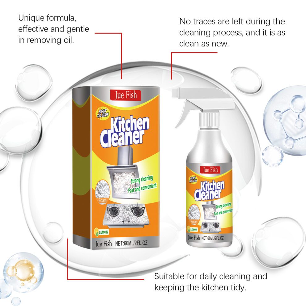 Jue-Fish Natural Foam Cleaner - Shine Kitchen Daily - Image 4