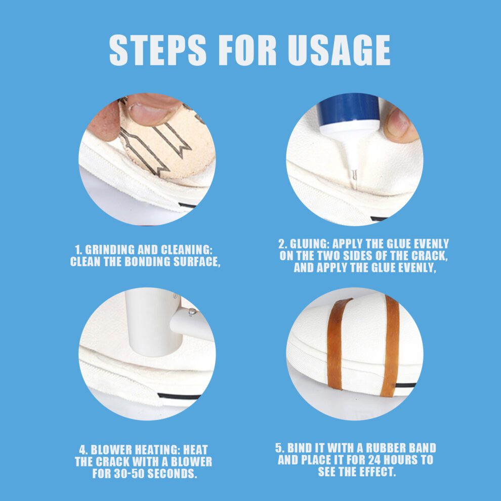 Jue-Fish Natural Shoe Glue - Multi-Purpose Waterproof Strong Hold - Image 5