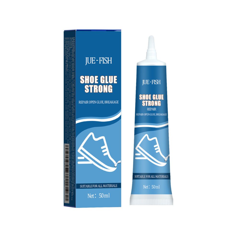 Jue-Fish Natural Shoe Glue - Multi-Purpose Waterproof Strong Hold