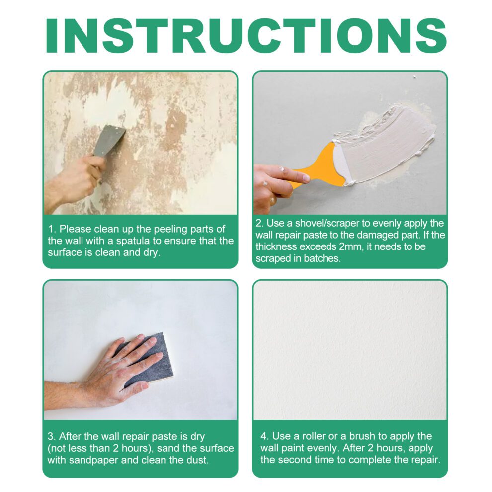 Jue-Fish Natural Wall Repair Paste – Daily Care for Fresh Walls - Image 6