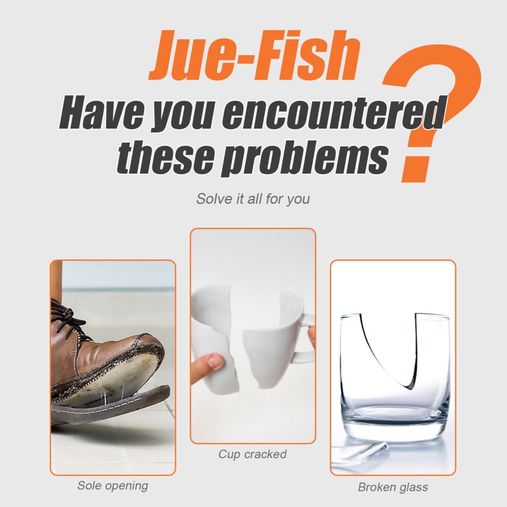 Jue-Fish Quick-Dry Trusted Waterproof Glue (50g) – Glass Wood Daily Care - Image 3