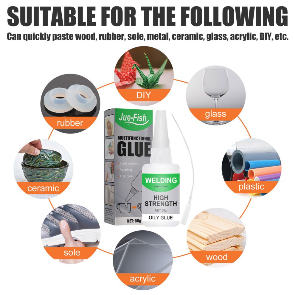 Jue-Fish Clear Natural Adhesive (30g) - Quick-Dry Daily Glue - Image 4