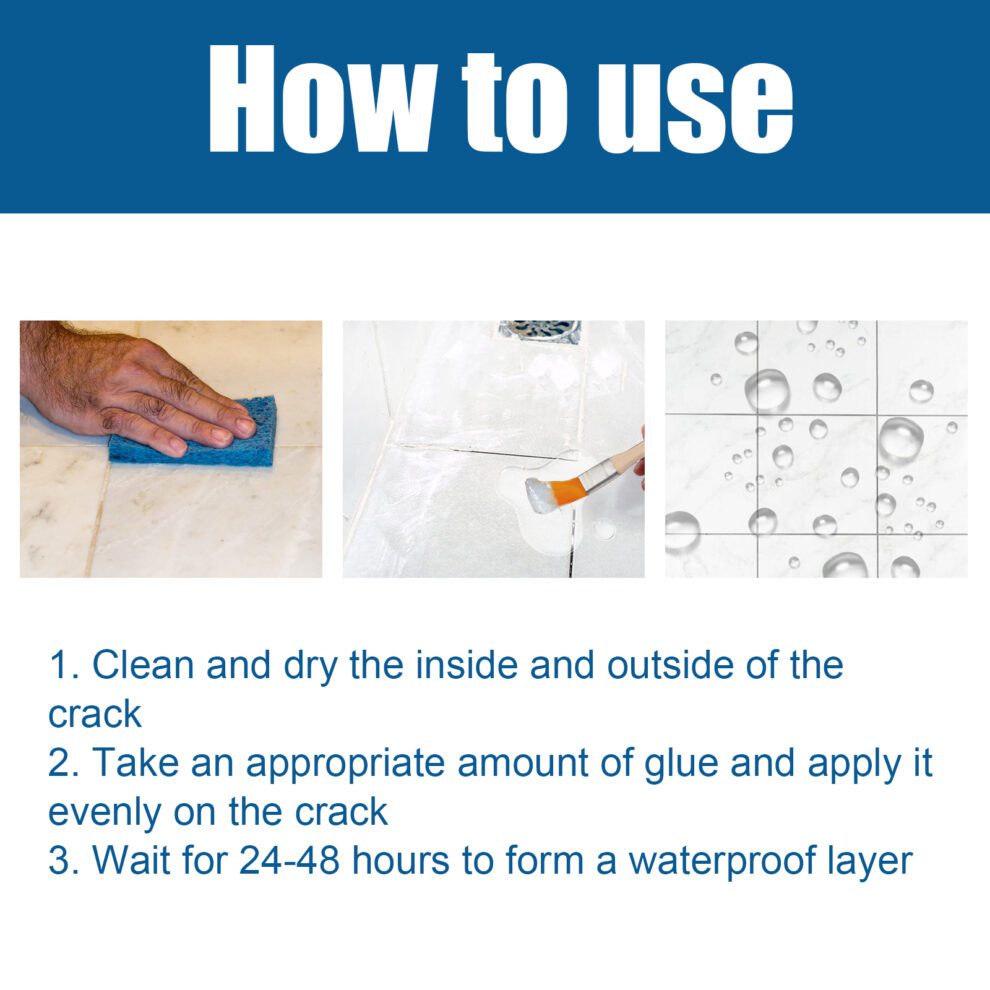 Jue-Fish Transparent Natural Waterproof Glue for Home Care - Image 6