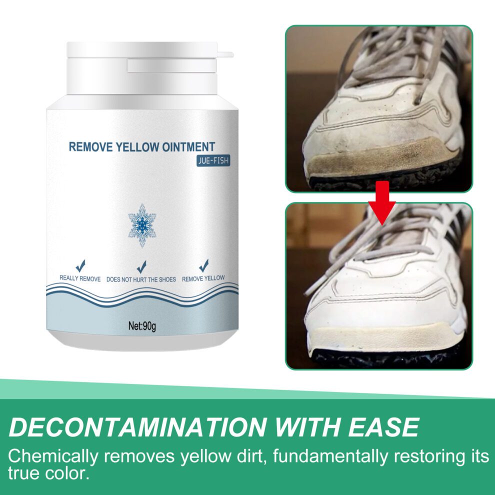 Jue-Fish White Shoe Care Natural Whitening Gel – Keep Fresh & Bright - Image 4