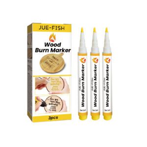 Jue-Fish Wood Burning Marker | DIY Coaster Craft Pen for Wood Art